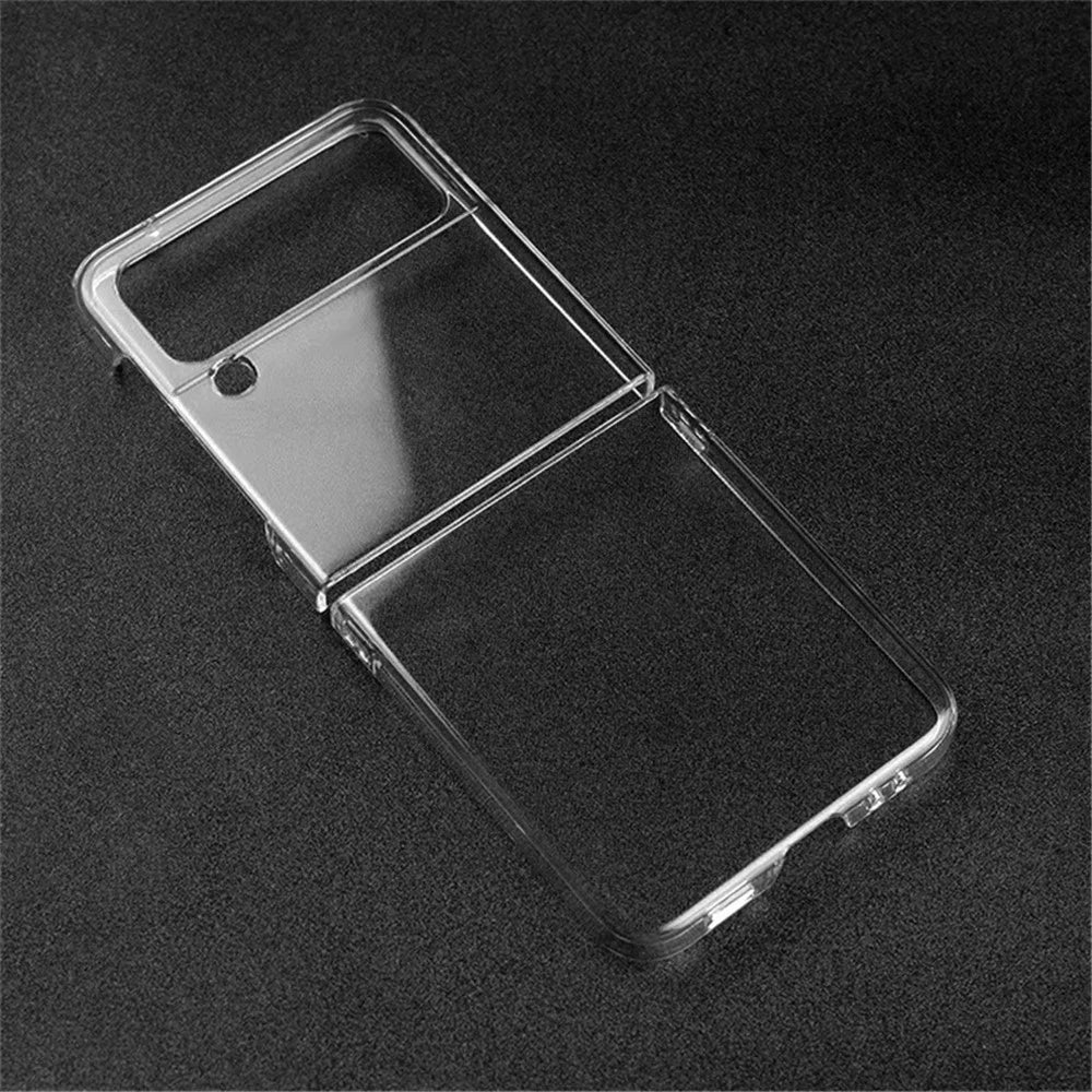 For Samsung Galaxy Z Flip4 5G Clear Case Hard PC Full Protection Shockproof Anti-fall Cover - 3