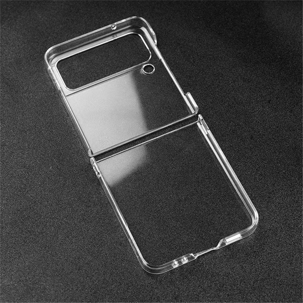 For Samsung Galaxy Z Flip4 5G Clear Case Hard PC Full Protection Shockproof Anti-fall Cover - 4