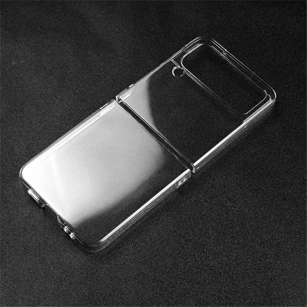 For Samsung Galaxy Z Flip4 5G Clear Case Hard PC Full Protection Shockproof Anti-fall Cover - 6