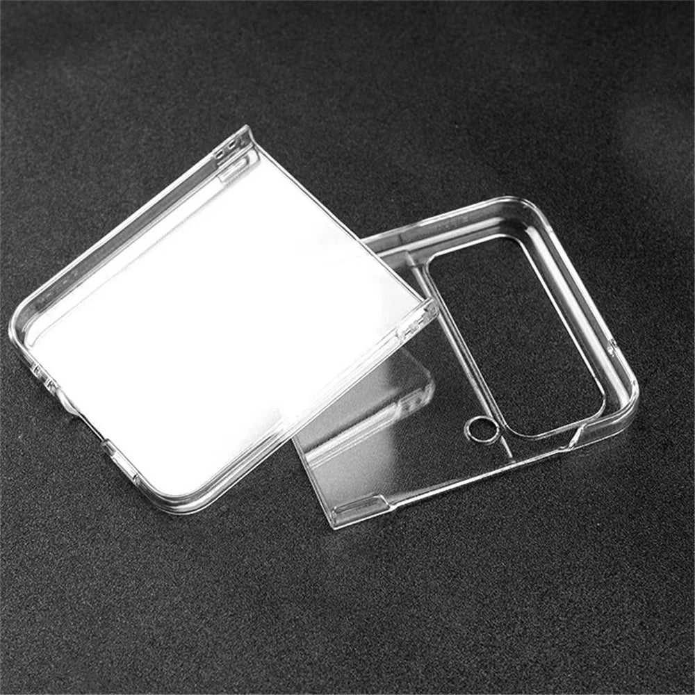 For Samsung Galaxy Z Flip4 5G Clear Case Hard PC Full Protection Shockproof Anti-fall Cover - 7