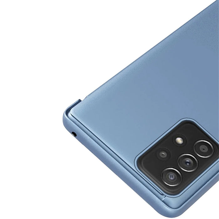 For Samsung Galaxy A33 5G Flip Leather Cover with Stand Full Body Protective Phone Case - Sky Blue - 6