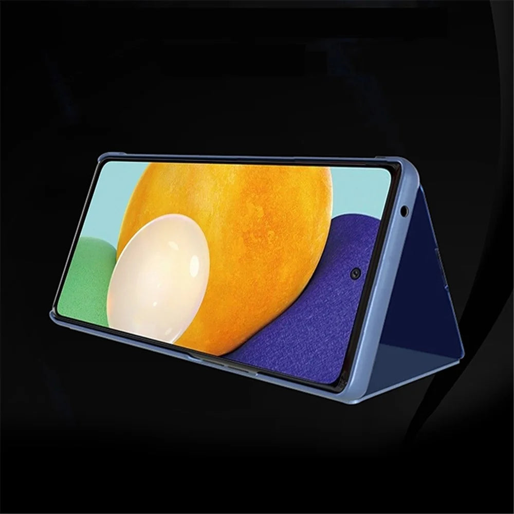 For Samsung Galaxy A53 5G Flip Leather Cover with Stand Full Body Protective Phone Case - Sky Blue - 2