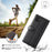 For Samsung Galaxy A03 (166.5mm) Genuine Split Leather Flip Case Stand Wallet Shockproof Full Protection Magnetic Cover - Black - 7