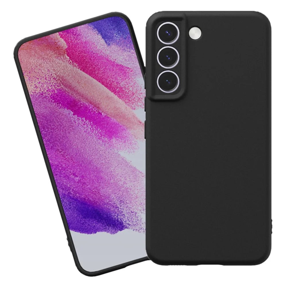 Liquid Series for Samsung Galaxy S22 5G Magnetic Wireless Charging Liquid Silicone Case Soft TPU Microfiber Lining Shock-Absorbing Shell - 1