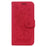 For Samsung Galaxy A33 5G Stand Wallet Flip Leather Case Imprinting Roses Butterflies Pattern Phone Cover - Red - 6