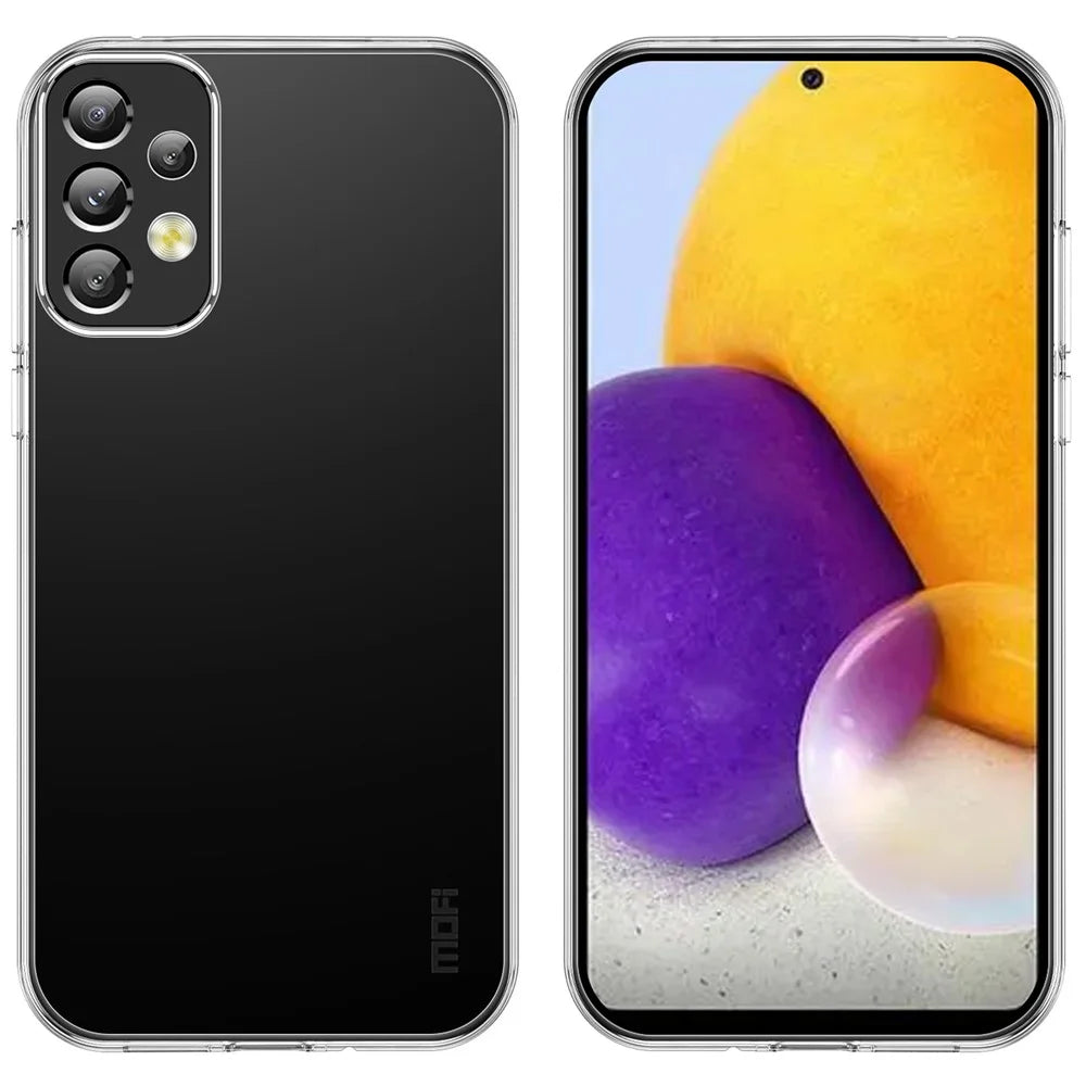 MOFI For Samsung Galaxy A73 5G Anti-Scratch Anti-Slip Soft TPU Case Clear Slim Protective Phone Cover - 2