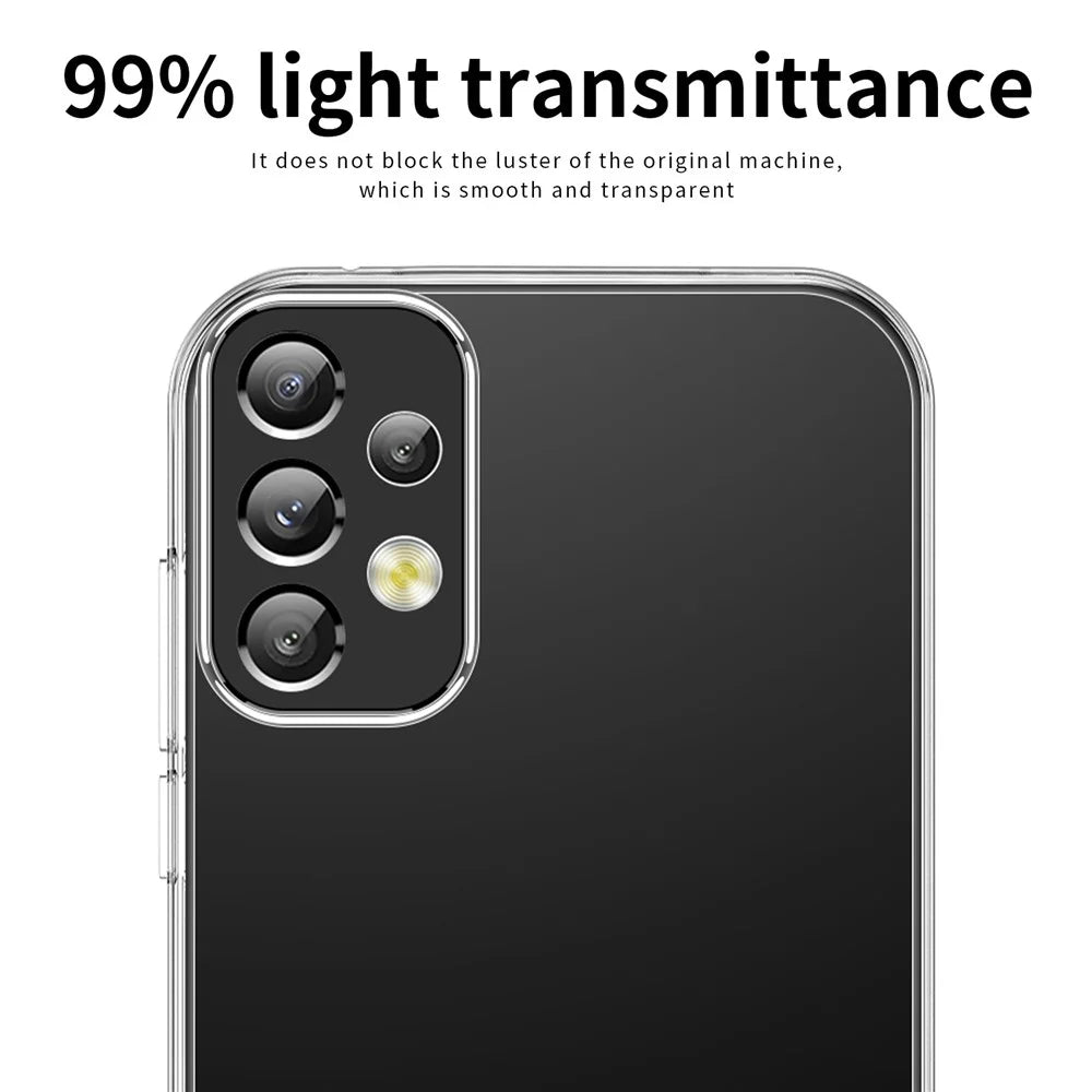 MOFI For Samsung Galaxy A73 5G Anti-Scratch Anti-Slip Soft TPU Case Clear Slim Protective Phone Cover - 7