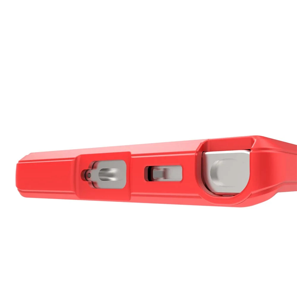 For Samsung Galaxy S22 Ultra 5G Anti-slip Edge Wear-resistant Anti-fall TPU Cell Phone Cover Rugged Back Case - Red - 6