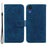 For Samsung Galaxy A03 Core Anti-Scratch Full Protection Cover Imprinting Roses Butterflies Pattern Shockproof Leather Case Wallet Stand with Strap - Blue - 1