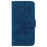 For Samsung Galaxy A03 Core Anti-Scratch Full Protection Cover Imprinting Roses Butterflies Pattern Shockproof Leather Case Wallet Stand with Strap - Blue - 7