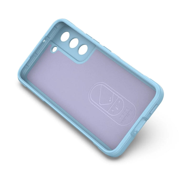 Anti-fall Case for Samsung Galaxy S22 5G Shockproof Rugged Back Cover Soft TPU Phone Shell - Baby Blue - 2