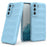 Anti-fall Case for Samsung Galaxy S22 5G Shockproof Rugged Back Cover Soft TPU Phone Shell - Baby Blue - 6