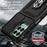for Samsung Galaxy M33 5G (Global Version) Ring Kickstand Phone Case Anti-fall Protection Hard PC + TPU Shell with Slide Camera Protection Cover - Black - 5