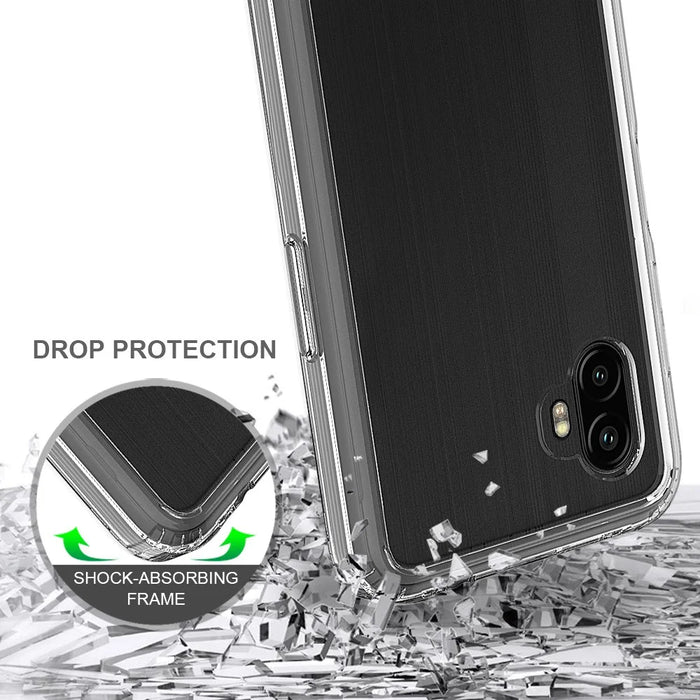 Crystal Clear Case for Samsung Galaxy Xcover Pro 2, Hard Acrylic + Soft TPU Scratch-resistant Shock Absorption Cover - 4