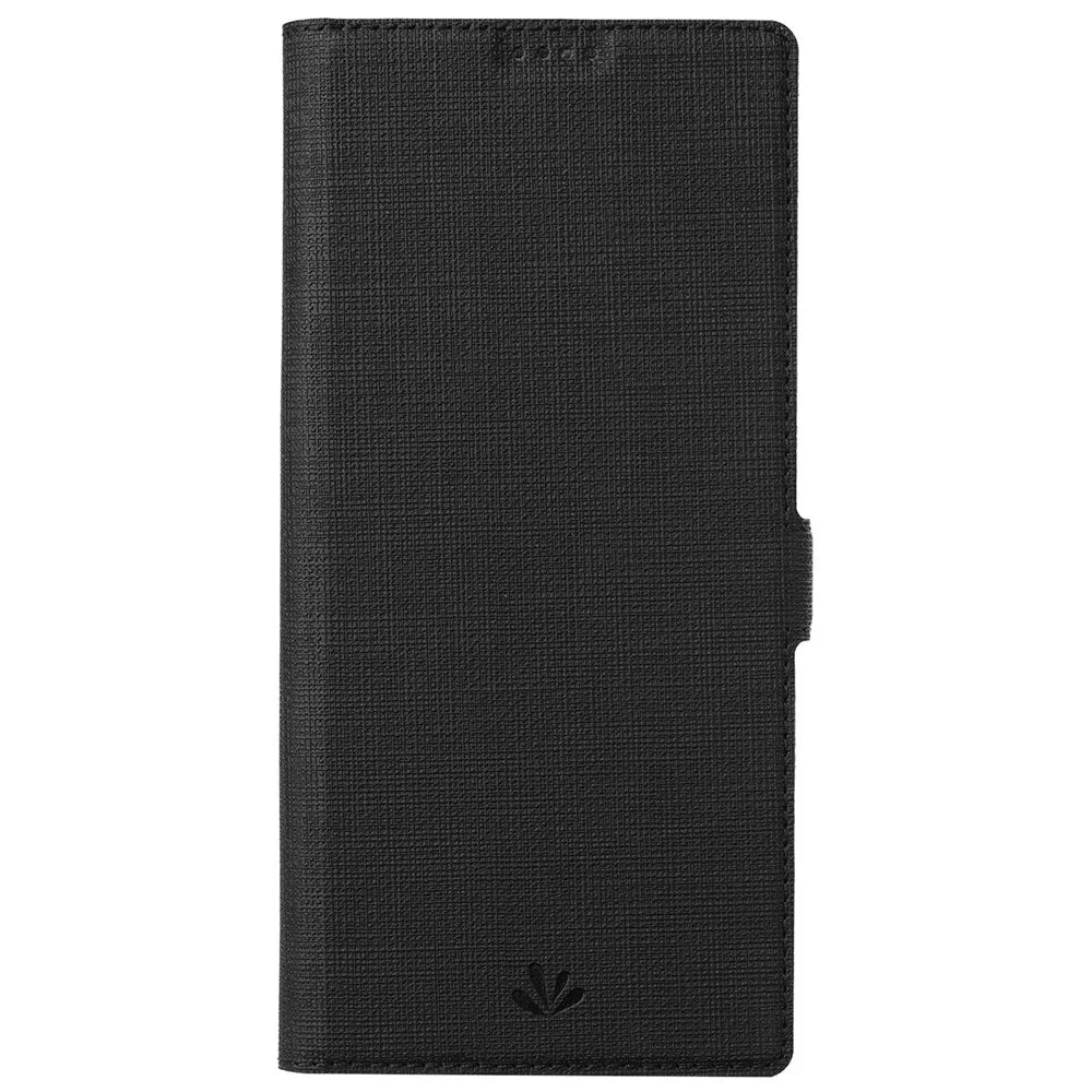 VILI K Series Stand Wallet Leather Case for Samsung Galaxy A53 5G, Double Magnetic Clasp Phone Cover - Black - 7