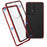 For Samsung Galaxy A53 5G Full Body Case Magnetic Tempered Glass Double-Sided Phone Case - Red - 1