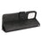 For Samsung Galaxy M33 5G (Global Version) PU Leather Wallet Case Stand Magnetic Closure Skin-touch Feeling Shockproof Flip Cover - Black - 3