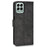 For Samsung Galaxy M33 5G (Global Version) PU Leather Wallet Case Stand Magnetic Closure Skin-touch Feeling Shockproof Flip Cover - Black - 5