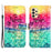 For Samsung Galaxy A13 4G Leather Case 3D Pattern Printing Wallet Stand Mobile Cover with Strap - Never Stop Dreaming - 1