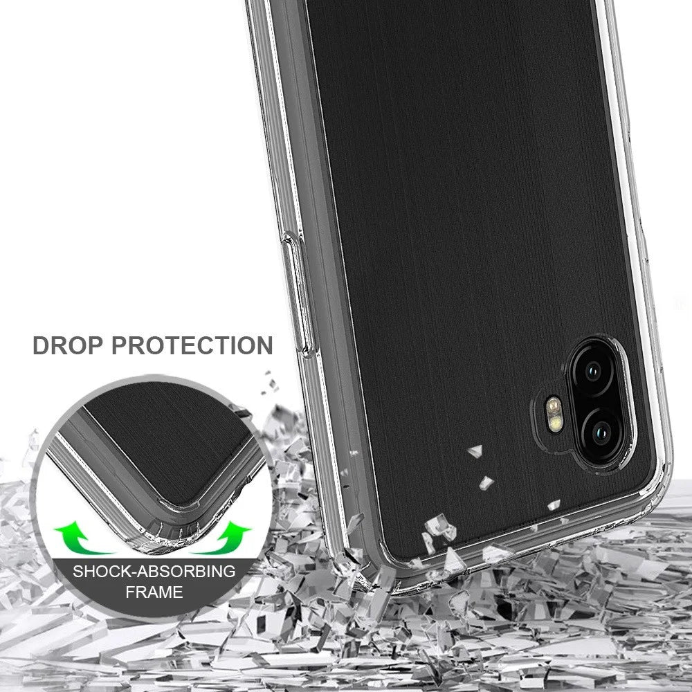 For Samsung Galaxy Xcover 6 Pro Transparent Slim Phone Cover Hard Acrylic Back + Soft TPU High Impact Case - 4