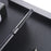 For Samsung Galaxy Z Flip4 5G Nylon Texture Anti-scratch PU Leather Coated PC Protective Phone Case - Black - 2