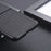 For Samsung Galaxy Z Flip4 5G Nylon Texture Anti-scratch PU Leather Coated PC Protective Phone Case - Black - 3