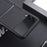 For Samsung Galaxy Z Flip4 5G Nylon Texture Anti-scratch PU Leather Coated PC Protective Phone Case - Black - 4