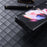 For Samsung Galaxy Z Fold4 5G Scratch-resistant Texture PU Leather Coated PC Anti-fall Cell Phone Case - Black - 4