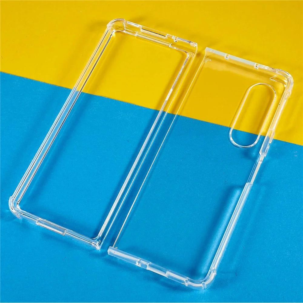 For Samsung Galaxy Z Fold3 5G Wear-Resistant Anti-Scratch Transparent Mobile Phone Cover Case - 4