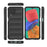 For Samsung Galaxy M33 5G (Global Version) Rugged Soft TPU Back Cover Anti-fall Mobile Phone Case - Black - 6
