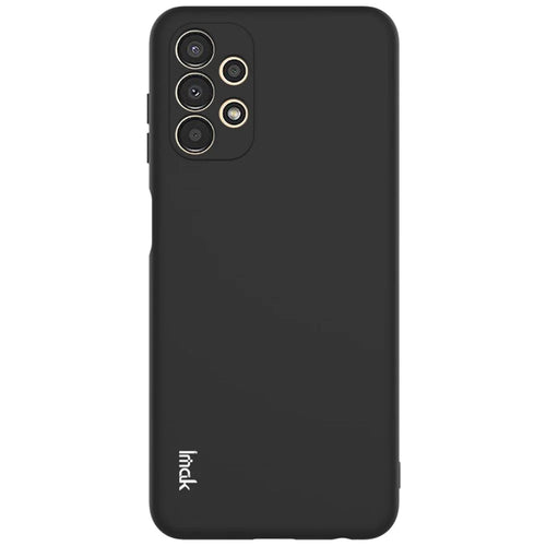 IMAK UC-2 Series for Samsung Galaxy A13 4G Drop-proof Phone Case Wear-resistant Solid Color Skin-touch Phone TPU Protective Shell - Black - 1