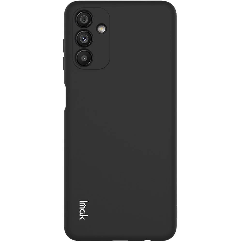 IMAK UC-2 Series for Samsung Galaxy A13 5G / A04s 4G (164.7mm) Phone Cover Solid Color Skin-touch Phone TPU Case Shell - Black - 1