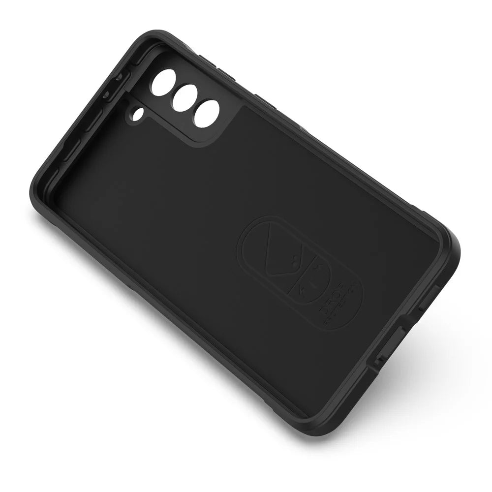 For Samsung Galaxy S21+ 5G Rugged Back Phone Case Shockproof Soft TPU Protective Cover - Black - 2