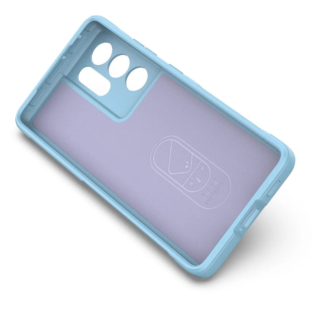 Rugged Phone Case for Samsung Galaxy S21 Ultra 5G, Anti-drop Protection Precise Cutout TPU Cover - Baby Blue - 2