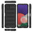 Rugged Shockproof Phone Case for Samsung Galaxy A22 5G (EU Version), Soft TPU Anti-fall Protective Cover - Black - 6