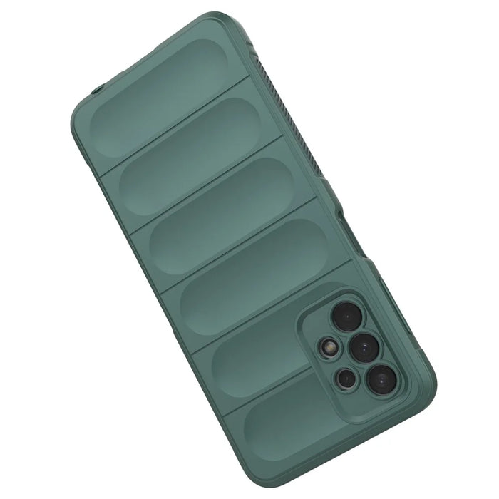 For Samsung Galaxy A32 5G/M32 5G Anti-drop Protective Phone Case Rugged Soft TPU Back Cover - Green - 4