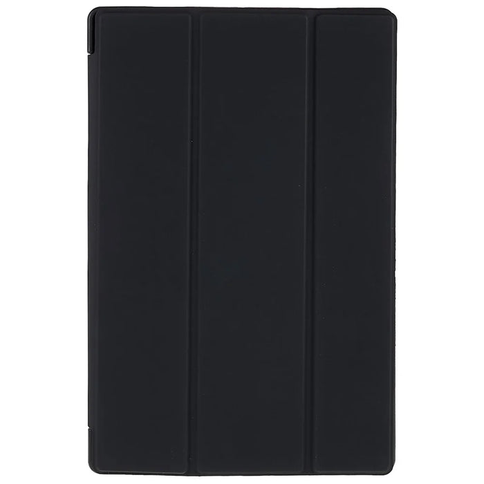 For Samsung Galaxy Tab A8 10.5 (2021) / (2022) Tri-fold Stand Inner Honeycomb Design Shockproof Leather Tablet Case Auto Wake / Sleep Cover - Black - 2