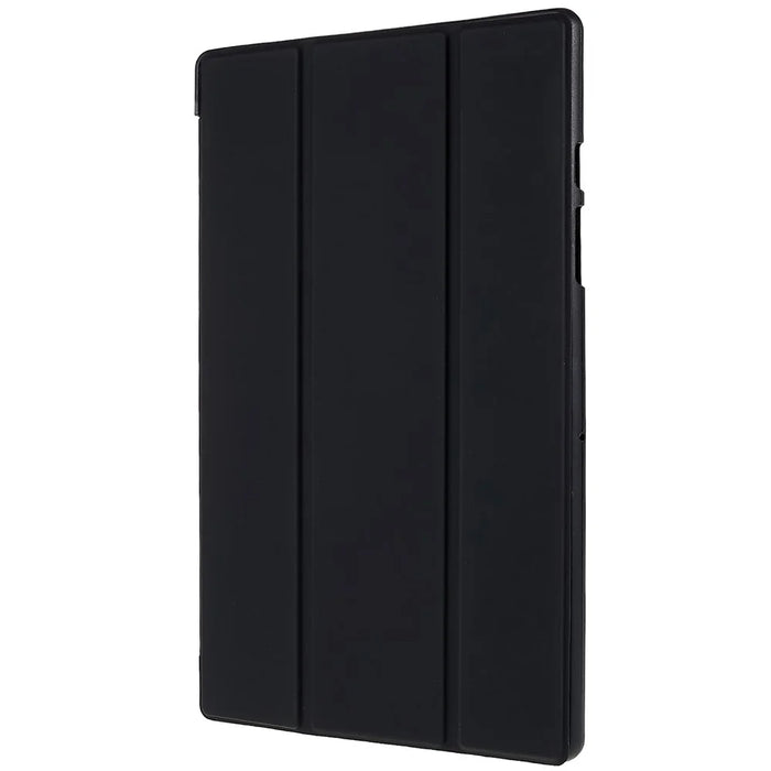 For Samsung Galaxy Tab A8 10.5 (2021) / (2022) Tri-fold Stand Inner Honeycomb Design Shockproof Leather Tablet Case Auto Wake / Sleep Cover - Black - 3