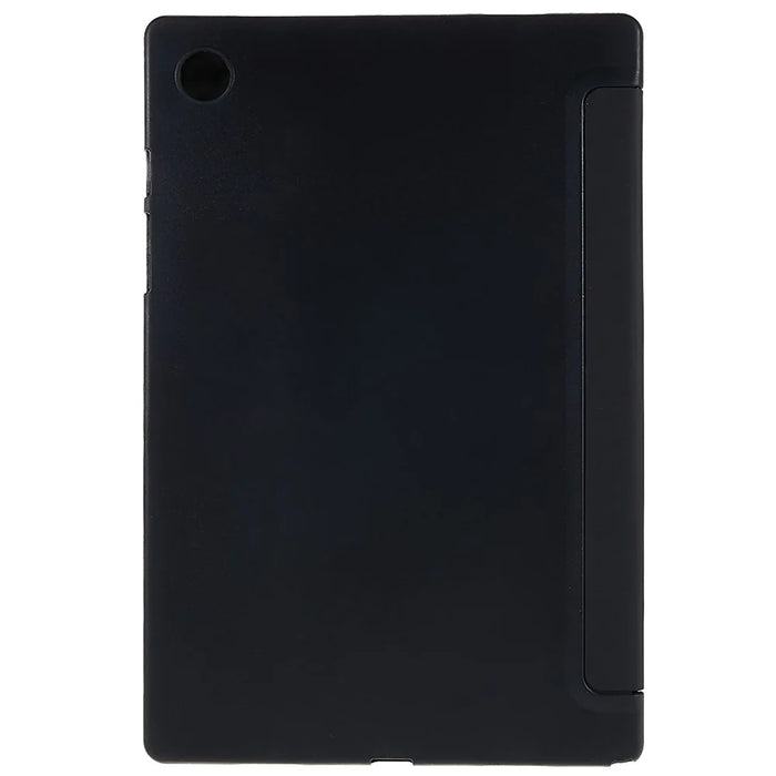 For Samsung Galaxy Tab A8 10.5 (2021) / (2022) Tri-fold Stand Inner Honeycomb Design Shockproof Leather Tablet Case Auto Wake / Sleep Cover - Black - 4