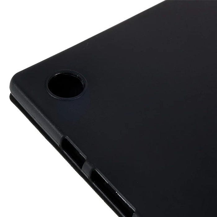 For Samsung Galaxy Tab A8 10.5 (2021) / (2022) Tri-fold Stand Inner Honeycomb Design Shockproof Leather Tablet Case Auto Wake / Sleep Cover - Black - 7