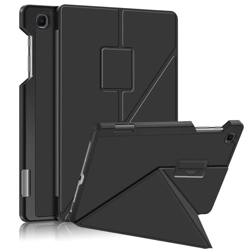 For Samsung Galaxy Tab S6 Lite (2020) P615 P610 / (2022) P613 P619 / (2024) Origami Stand Leather Tablet Case - Black - 1