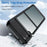 TPU+Acrylic Hybrid Cases, for Samsung Galaxy Z Flip4 5G Shockproof Mobile Phone Protective Case Cover - Black - 4