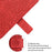 For Samsung Galaxy A13 4G Mandala Flower Imprinted Shockproof Phone Case PU Leather Stand Wallet Phone Shell - Red - 6