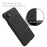 For Samsung Galaxy Xcover Pro 2 5G Anti-fall Phone Case Hard PC + Cloth Cover Solid Color Scratch-resistant Phone Protector - Black - 5