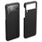 For Samsung Galaxy Z Flip4 5G Ultra Slim Folding PC Phone Case Rubberized Finish Drop-proof Cover - Black - 1