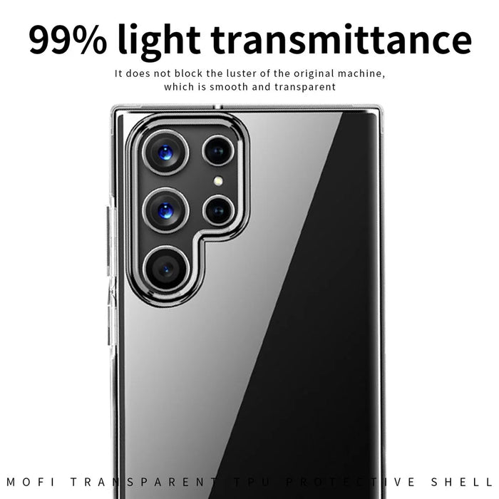 MOFI For Samsung Galaxy S22 Ultra 5G Soft TPU Case Anti-scratch Protective Phone Back Cover - 7