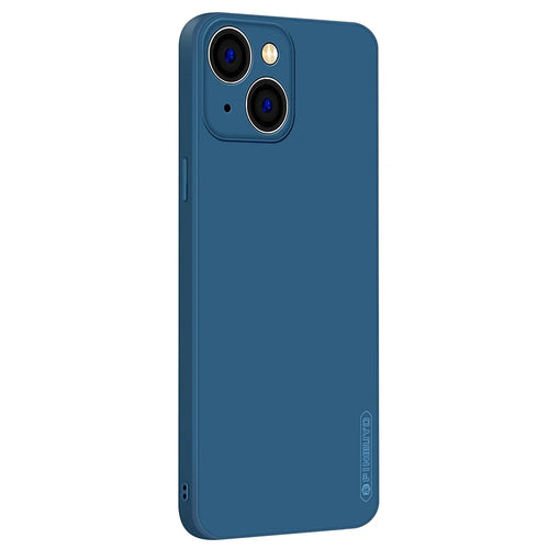 PINWUYO For iPhone 14 6.1 inch Precise Cutouts Soft TPU Case Slim Smooth Flexible Protective Phone Cover - Blue - 1