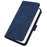 For Samsung Galaxy S23 Leather Case with Hand Strap Wallet Stand Phone Cover - Sapphire - 4