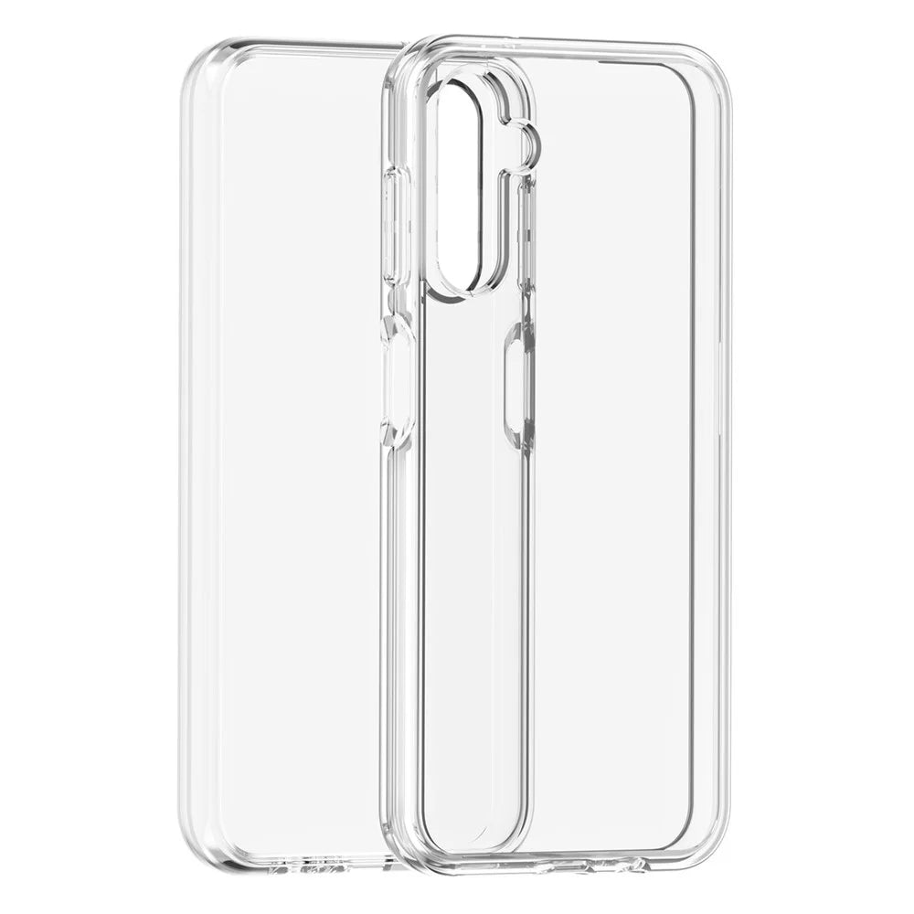 For Samsung Galaxy A14 5G / 4G Transparent TPU + PC Phone Case Scratch-resistant Phone Cover - Transparent Grey - 3