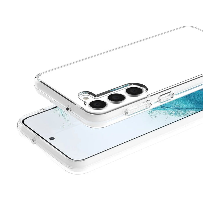 For Samsung Galaxy S23 Drop-proof Transparent Phone Case Anti-Scratch TPU + PC Phone Cover - Transparent - 4